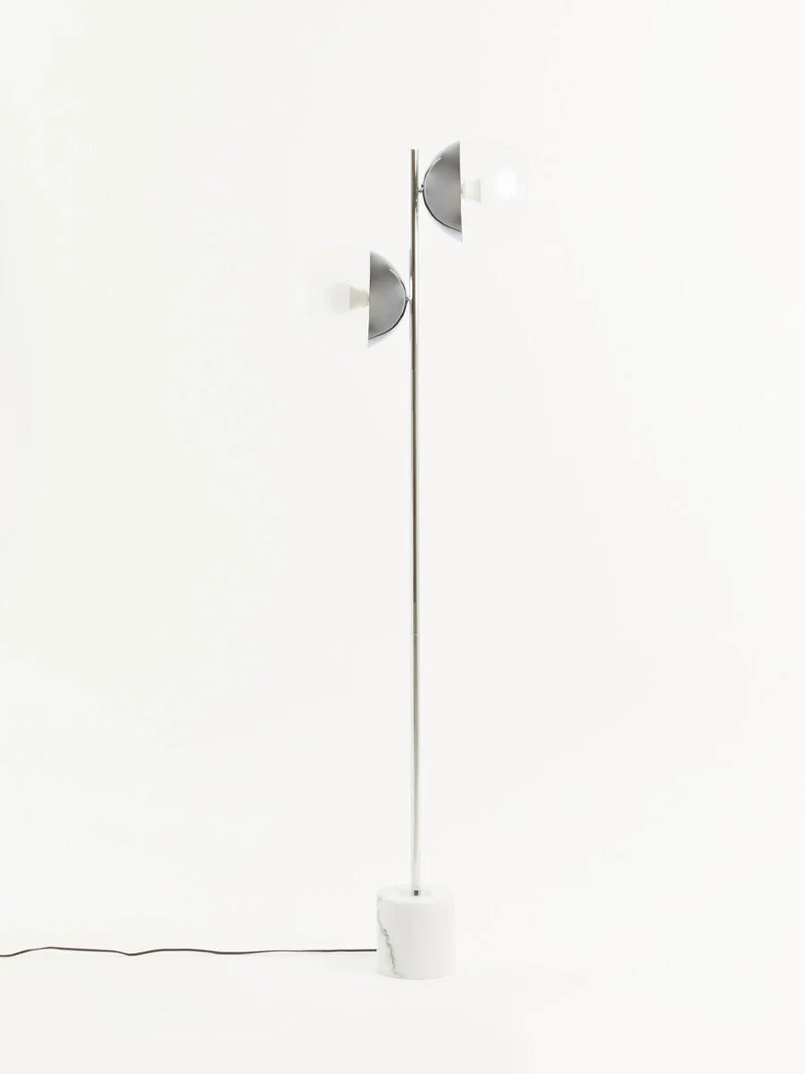 Revive Chrome Finish 2 Light Floor Lamp - Image 10