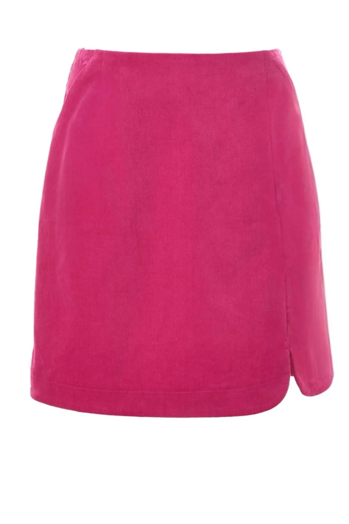Ria Babycord A-Line Mini Skirt - Pink - Image 8