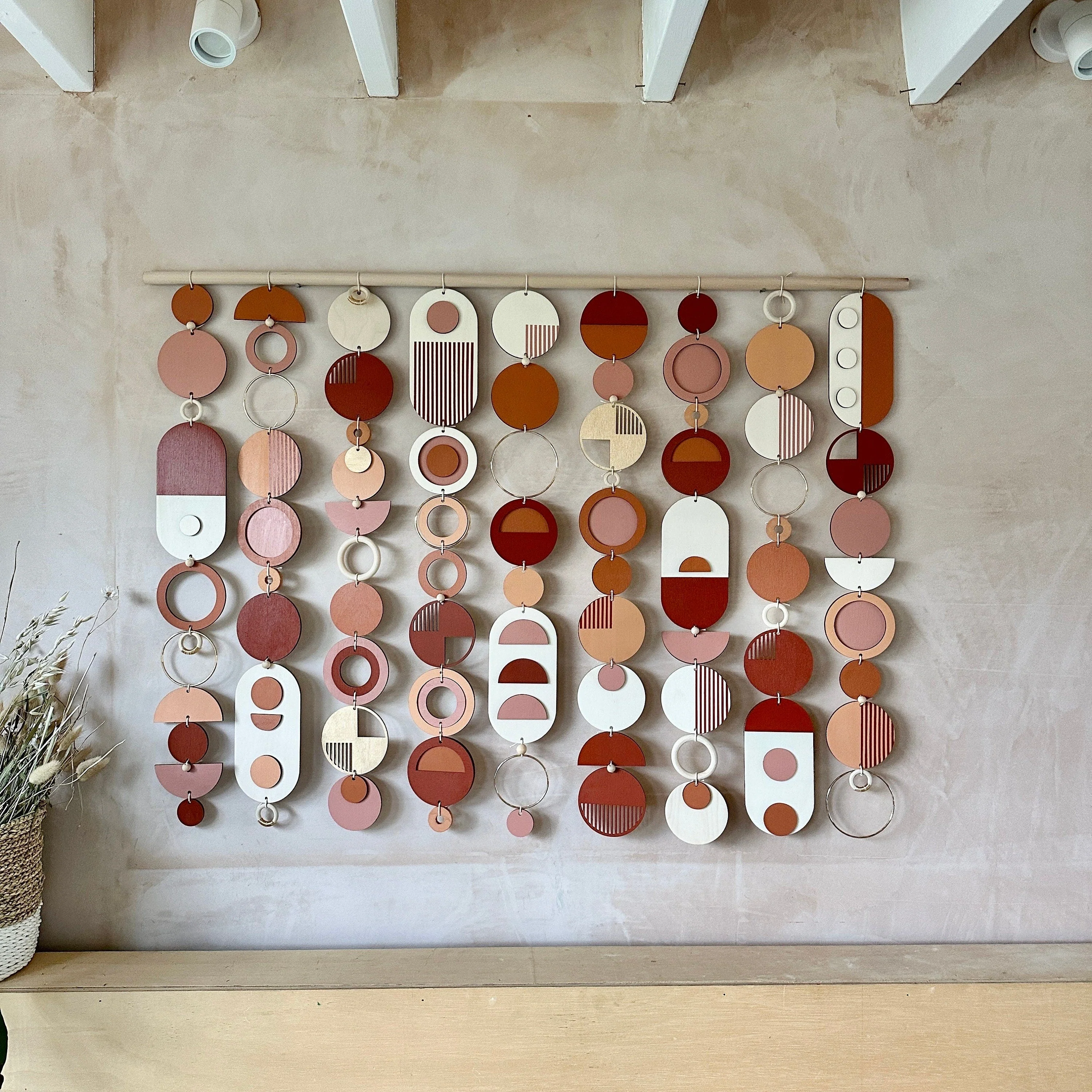 Rich Modern Wall Art - Wood Wall Hanging - Home Decor - Large Centre Piece Art - Wall Tapestry - Image 3