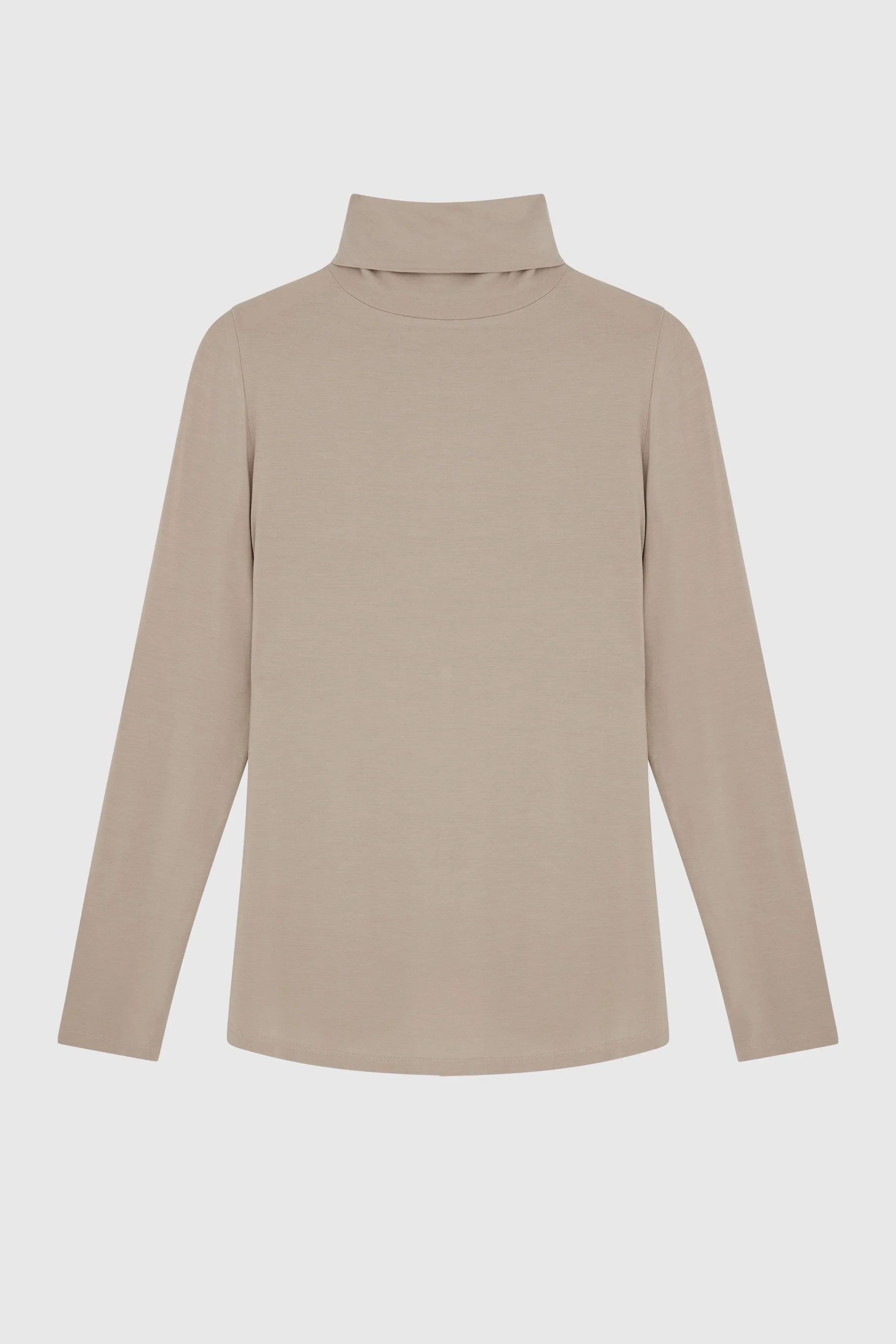 Roll Neck Micro Modal Top - Image 6