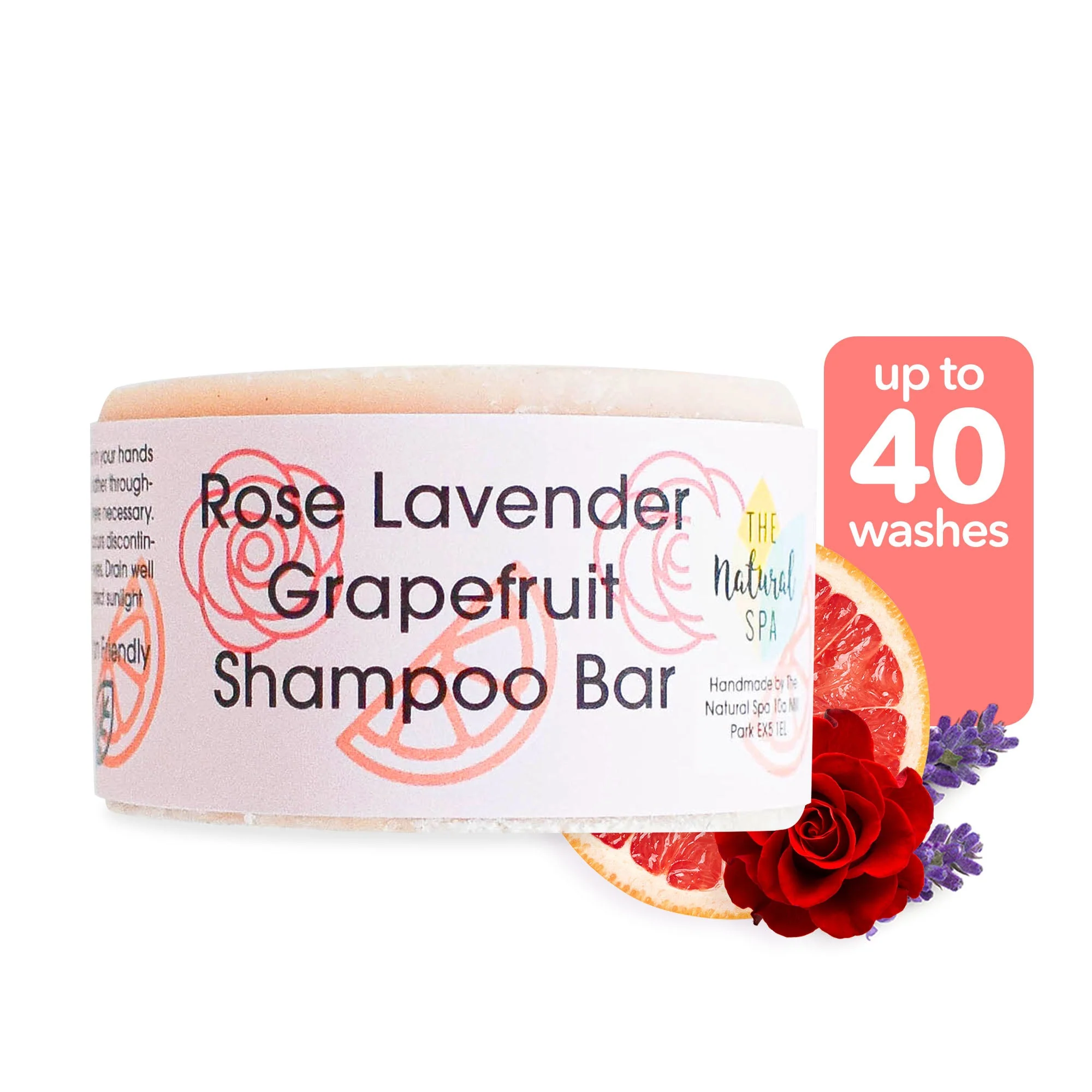 Rose, Lavender, Grapefruit Shampoo bar - Image 3