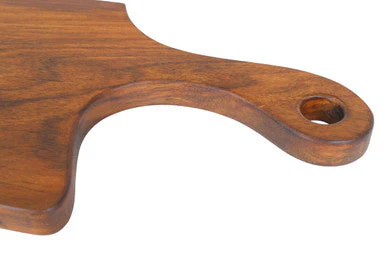 Rosi Natural Finish Tropical Rosewood Serving or Cutting Board in Organic Shape - Image 4
