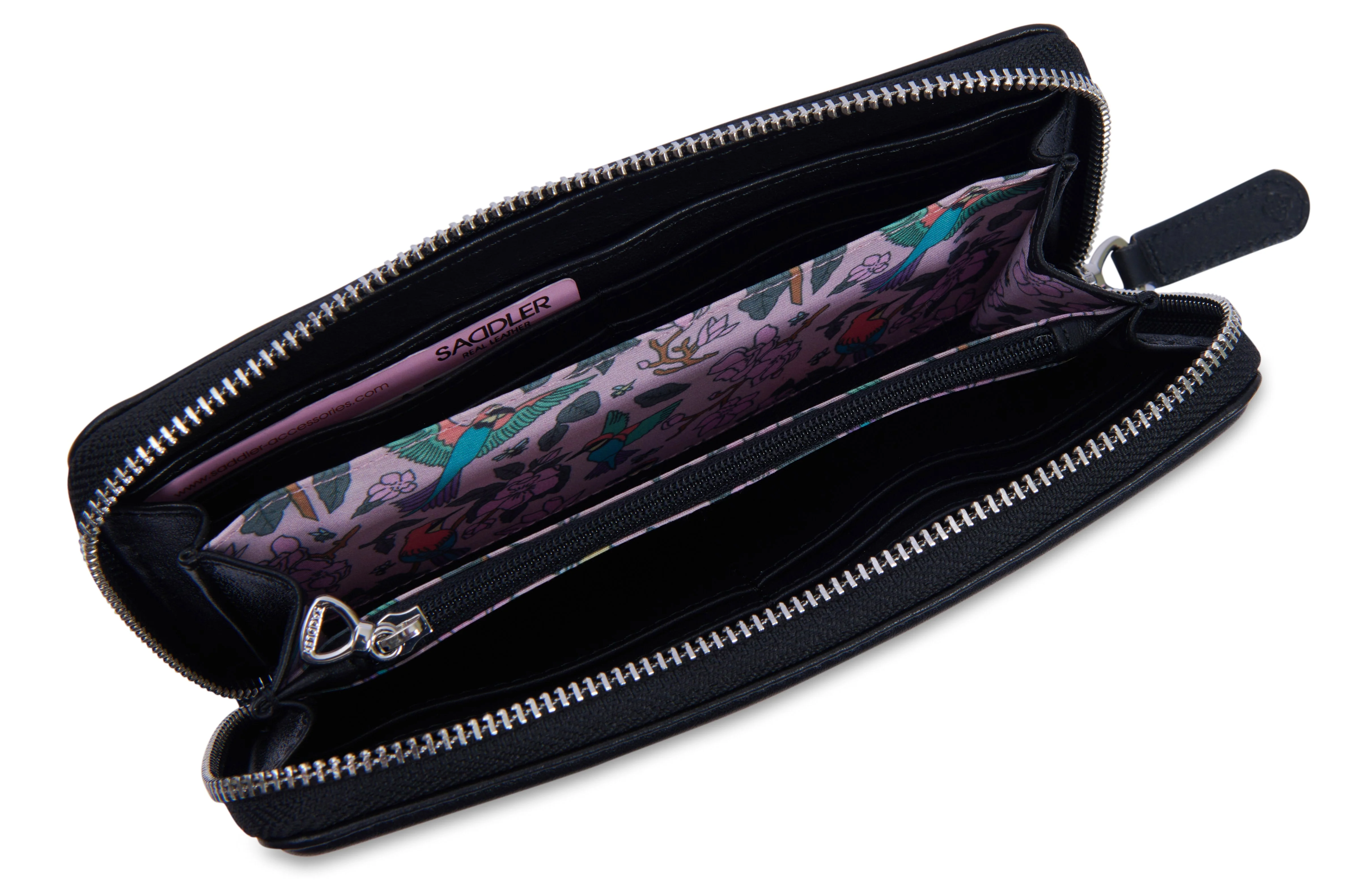 SADDLER "Beatrice" RFID Long Zipper Real Leather Purse (Gift Boxed) - Image 10