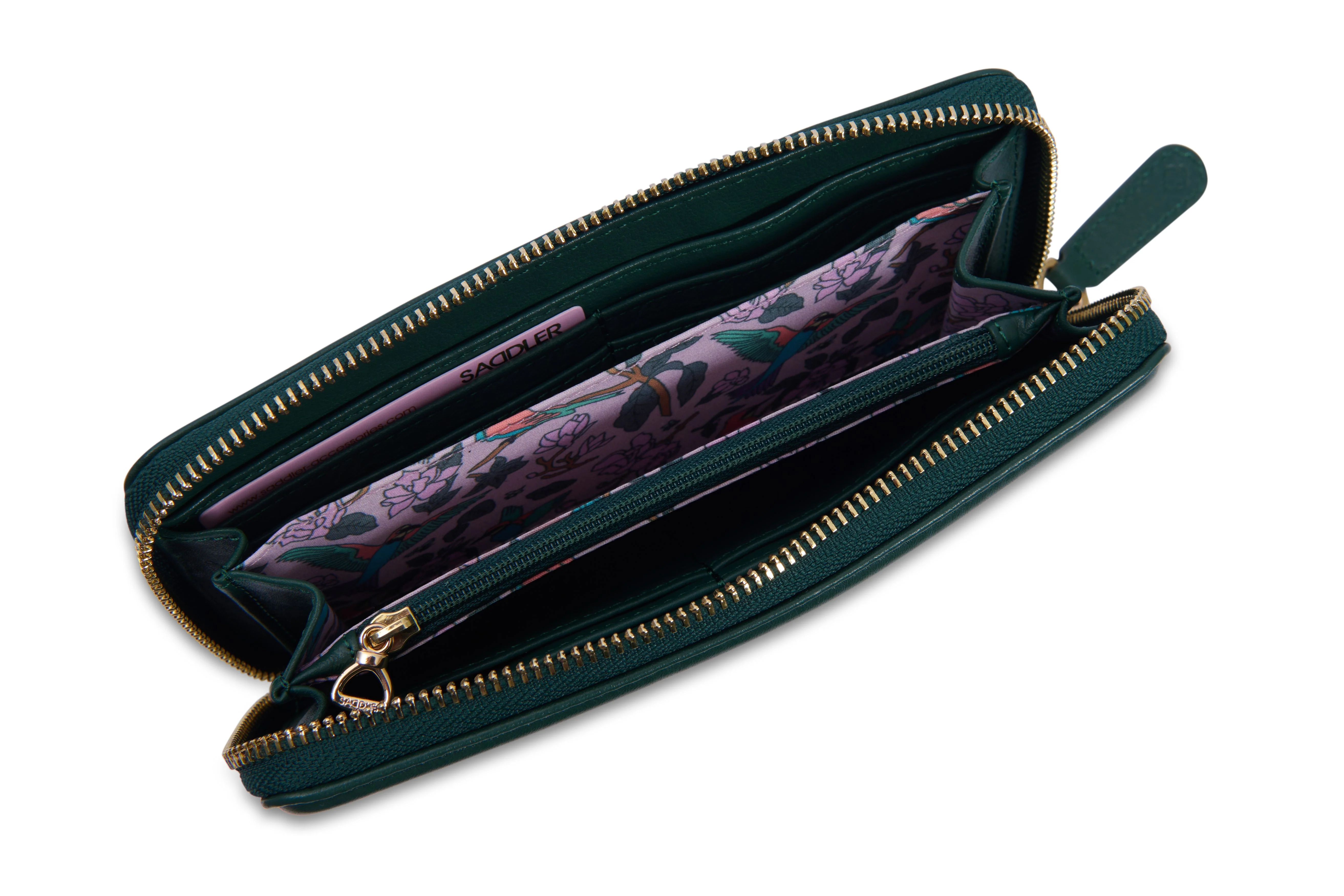 SADDLER "Beatrice" RFID Long Zipper Real Leather Purse (Gift Boxed) - Image 4
