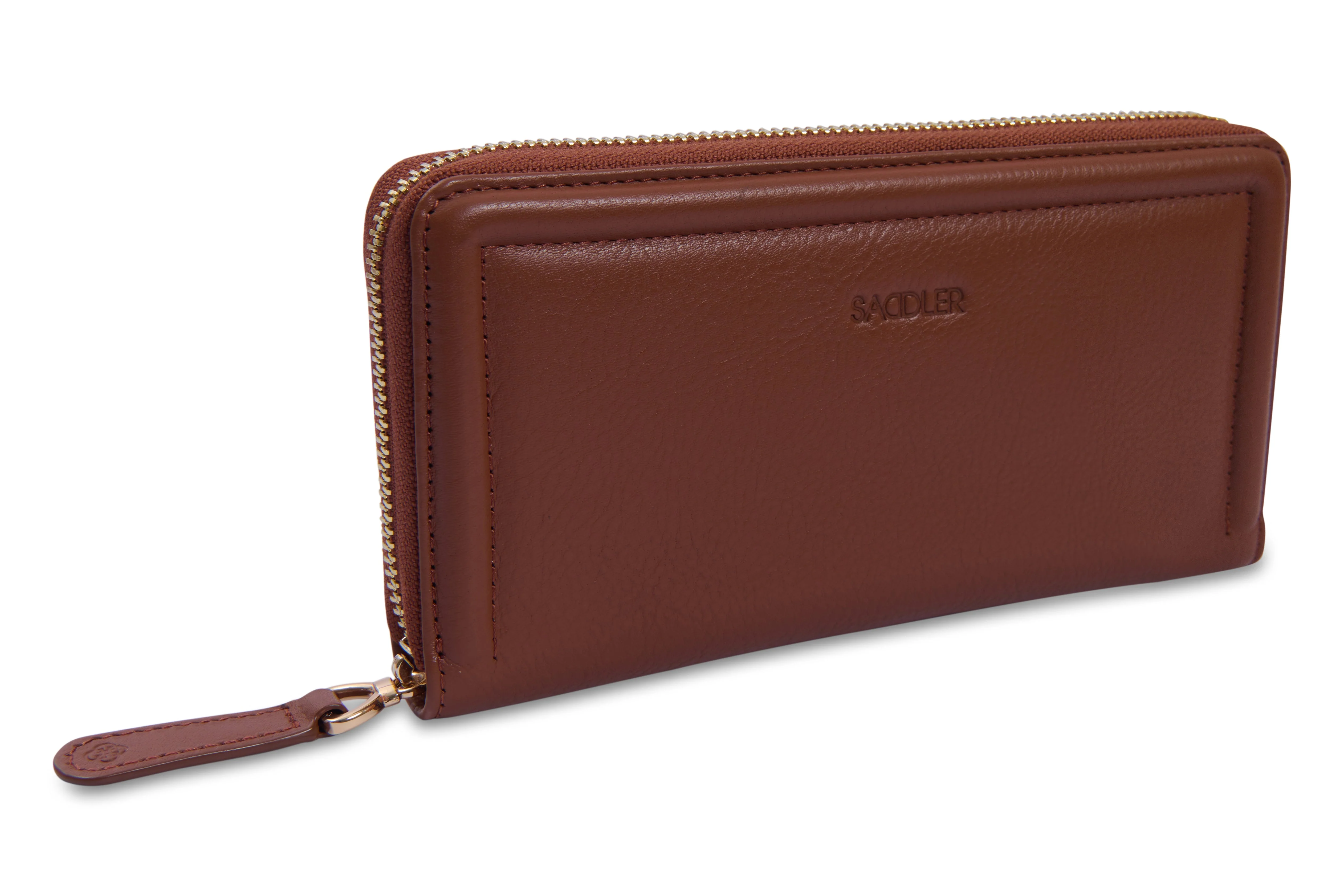 SADDLER "Beatrice" RFID Long Zipper Real Leather Purse (Gift Boxed) - Image 5