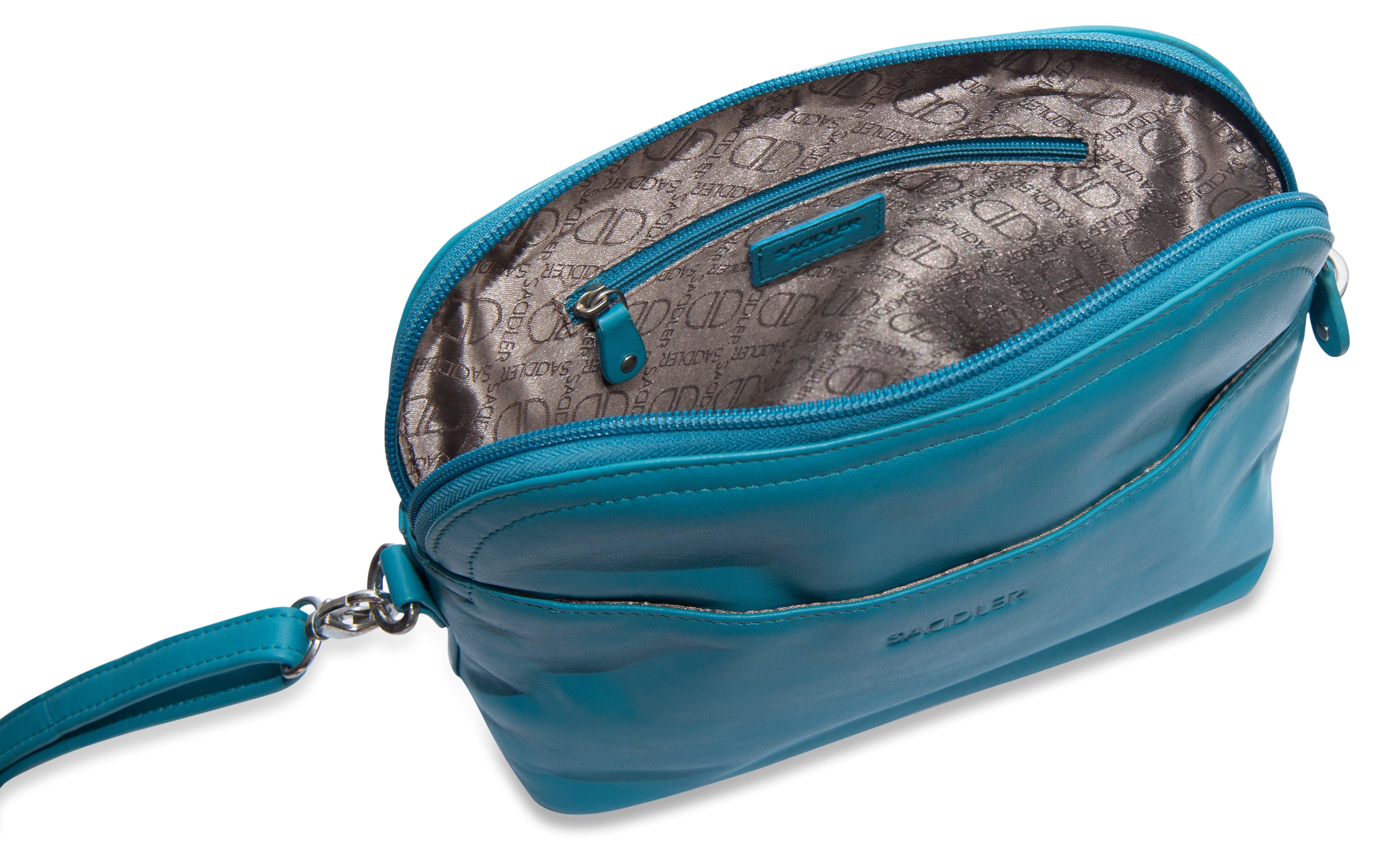 SADDLER BROOKLYN Leather Zip Top Handbag - Adjustable Shoulder Strap, Multiple Pockets - RFID Protected - Image 7