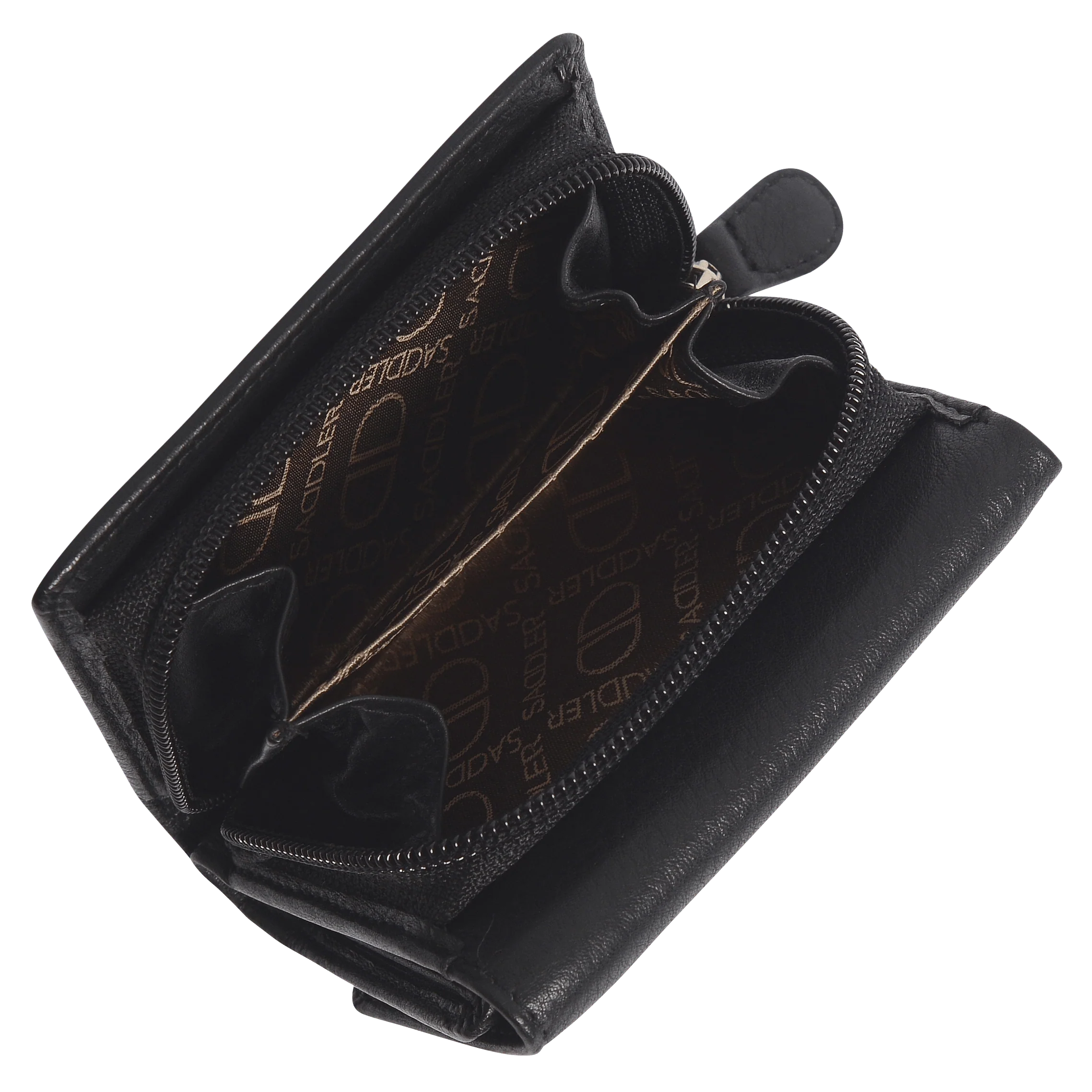 SADDLER CARLA Handmade Leather Compact Trifold Purse – RFID Protected | 5 Card Slots, ID Window & Zipped Coin Pocket | Gift Boxed - Image 13