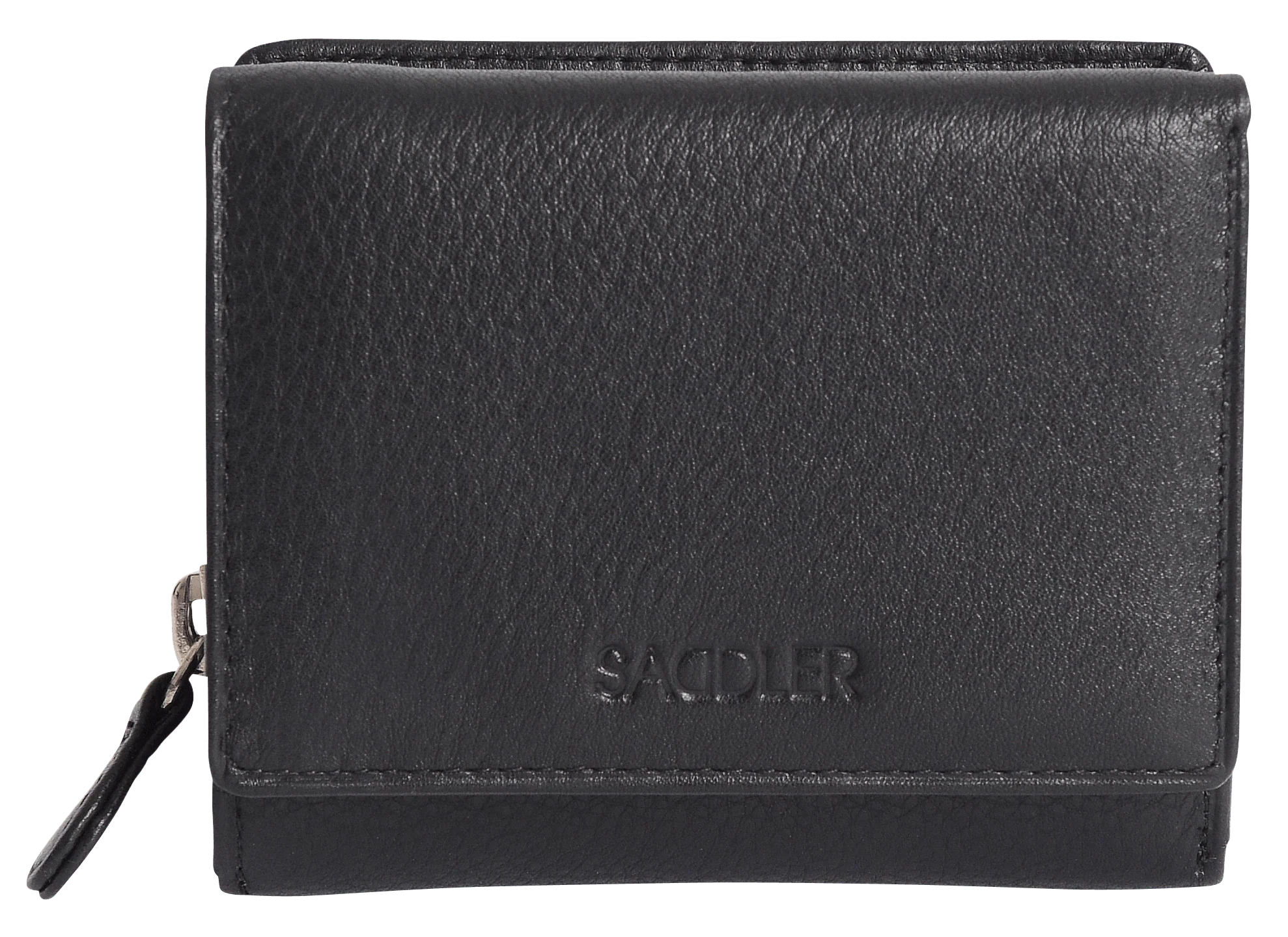 SADDLER CARLA Handmade Leather Compact Trifold Purse – RFID Protected | 5 Card Slots, ID Window & Zipped Coin Pocket | Gift Boxed - Image 15