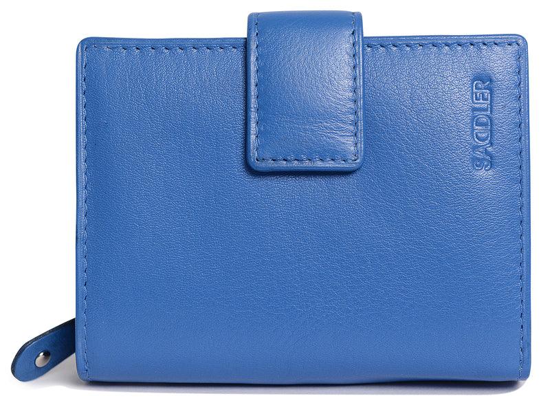 SADDLER EMILY Handmade Leather Mid-Size Wallet – RFID Protected | 10 Card Slots, Secure Tab Closure & Zipped Coin Pocket | Gift Boxed - Image 39
