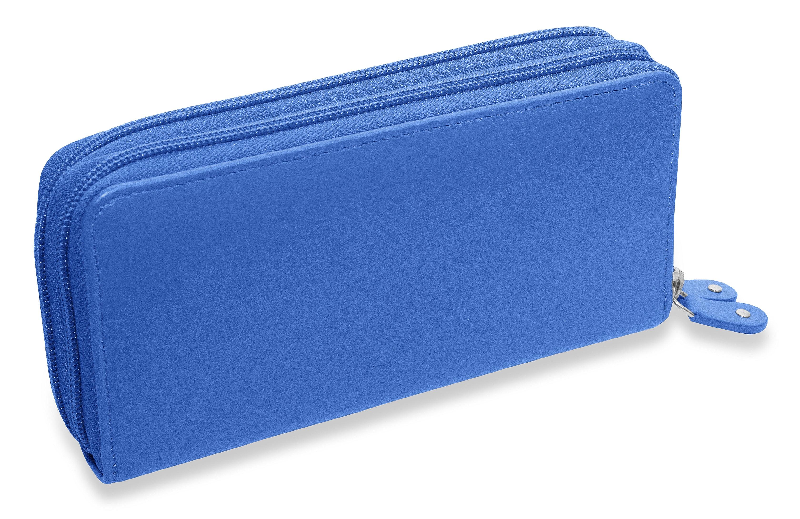 SADDLER GABRIELLA Leather Double Zip Around Purse - 8 Card Slots, Phone Pocket, and Coin Purse - RFID Protected - Image 19