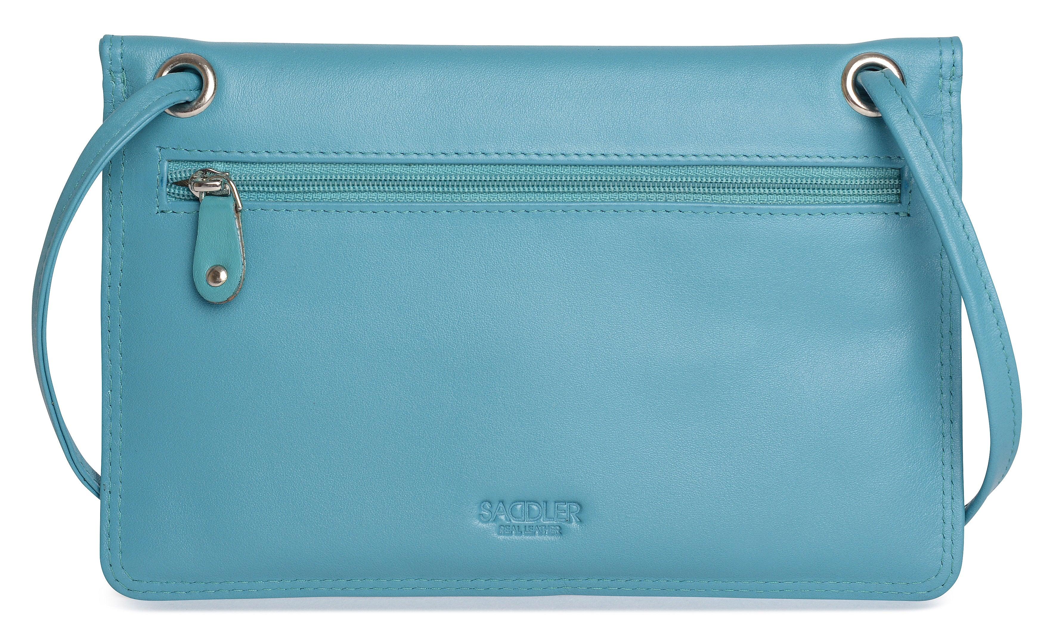 SADDLER ISABELLE Leather Slimline Crossbody Bag - Adjustable Strap, Multiple Pockets, Magnetic Closure - RFID Protected - Image 3