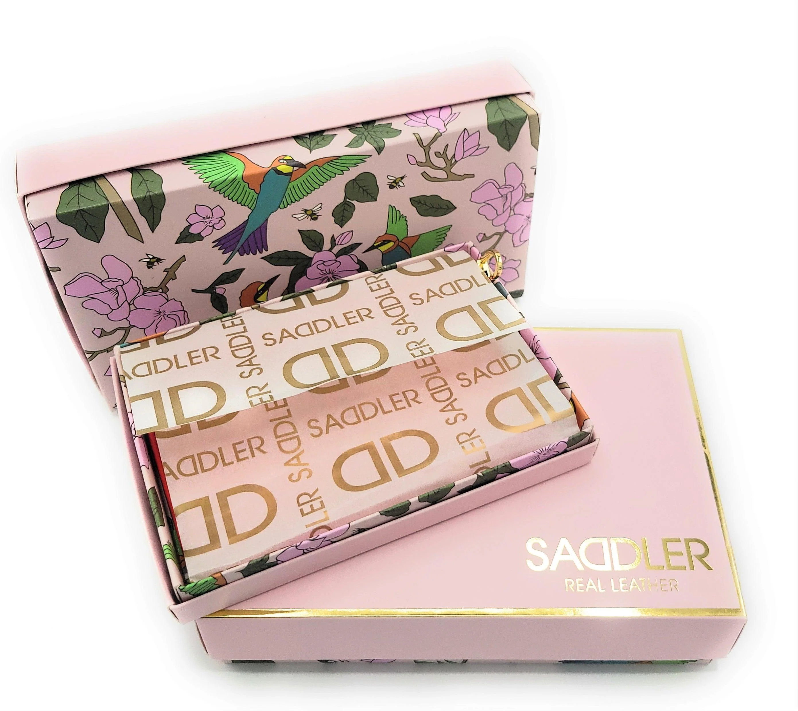 SADDLER IVY Real Leather Design Zip Top Coin Purse | Gift Boxed - Image 5