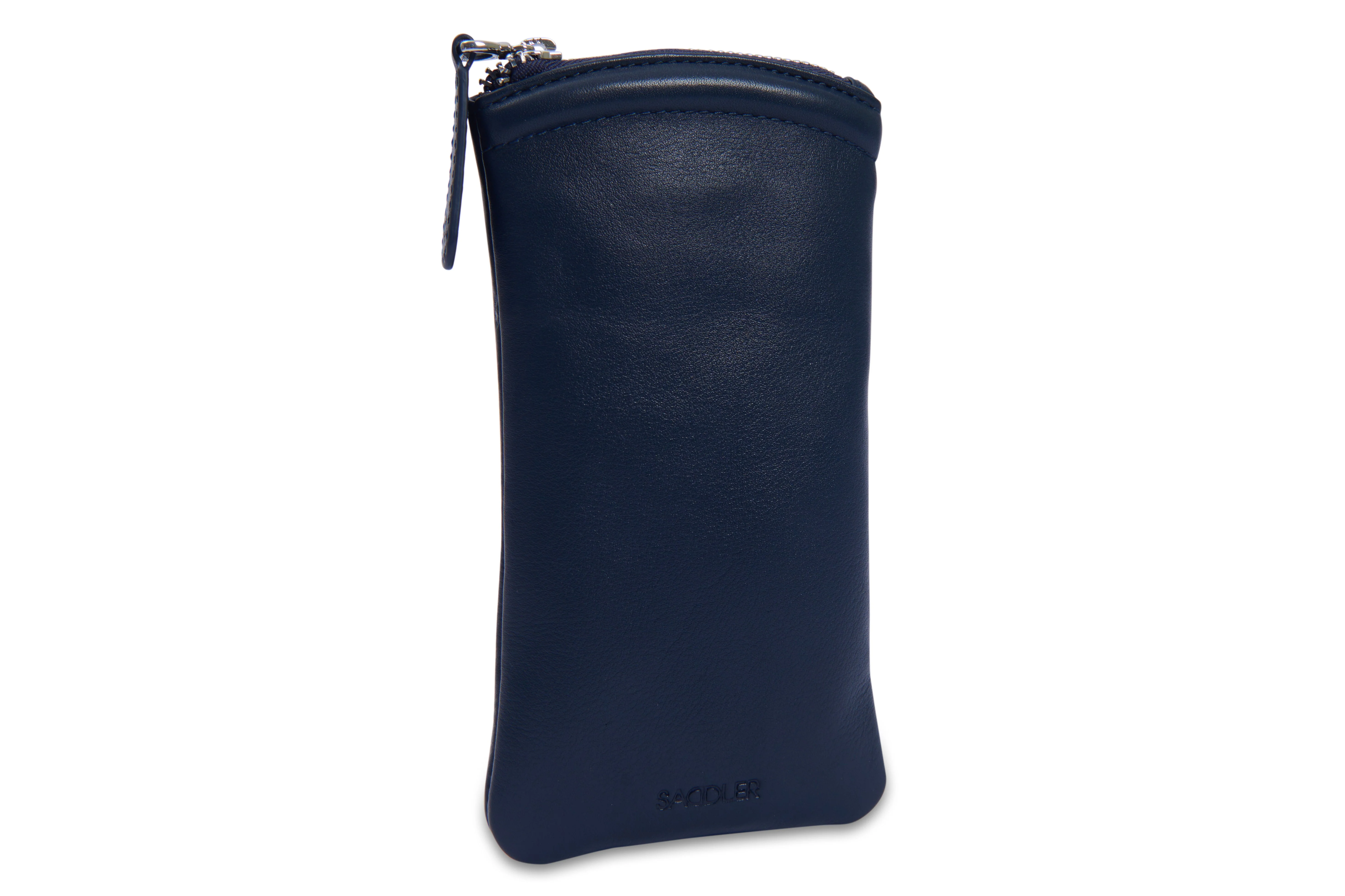 SADDLER "Mabel" Zip Top Real Leather Glasses Case with Card Holder (Gift Boxed) - Image 15