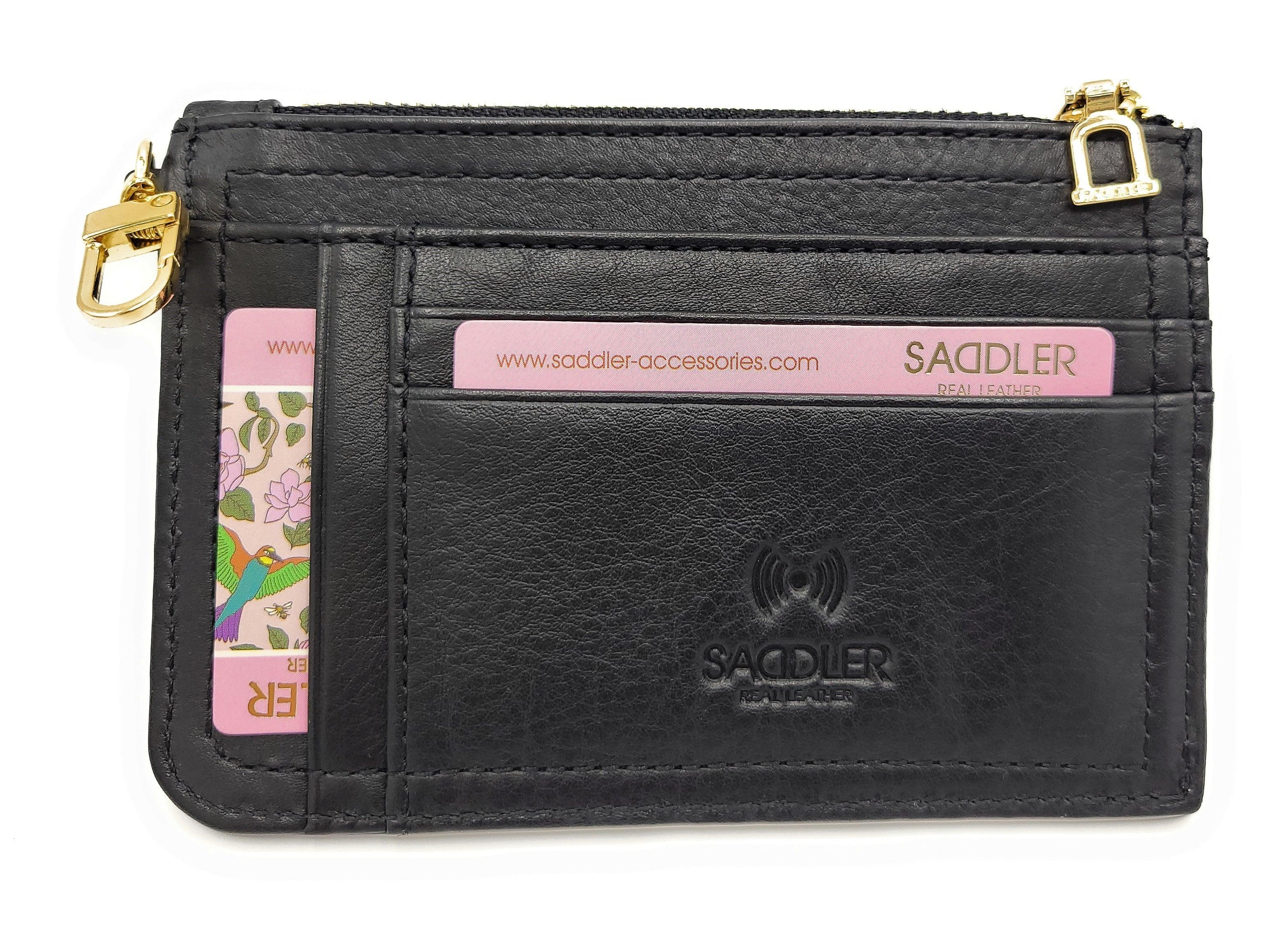 SADDLER PIPER Real Leather Designer Top Zip Card Holder| Gift Boxed - Image 2