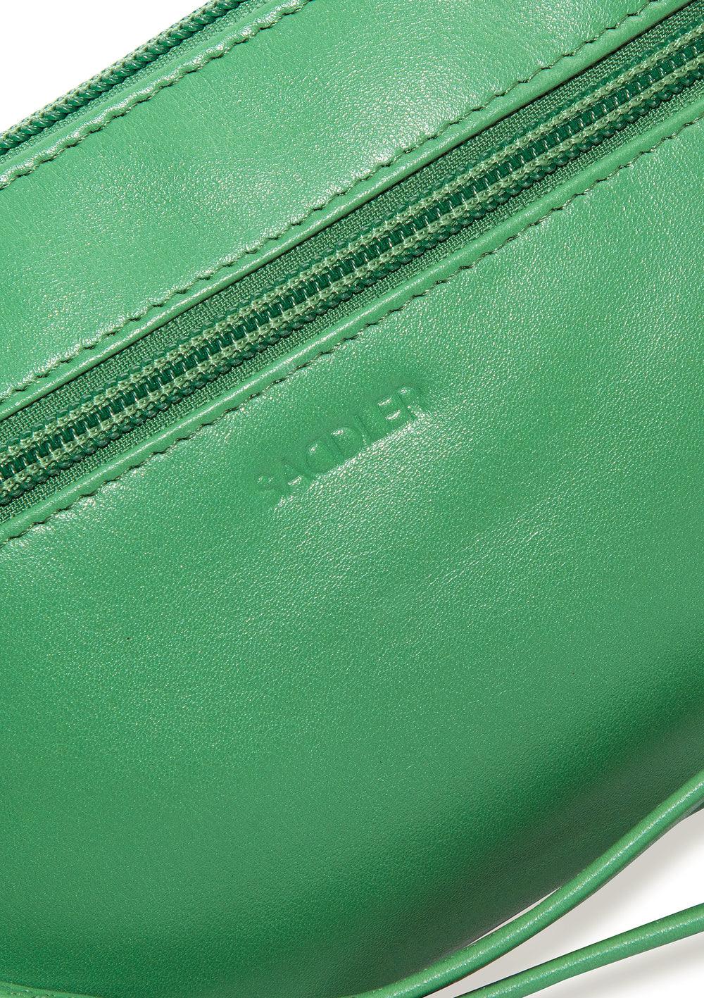 SADDLER SCARLETT Leather Zip Top Mini Clutch - Phone Holder with Detachable Wrist Strap - RFID Protected - Image 38