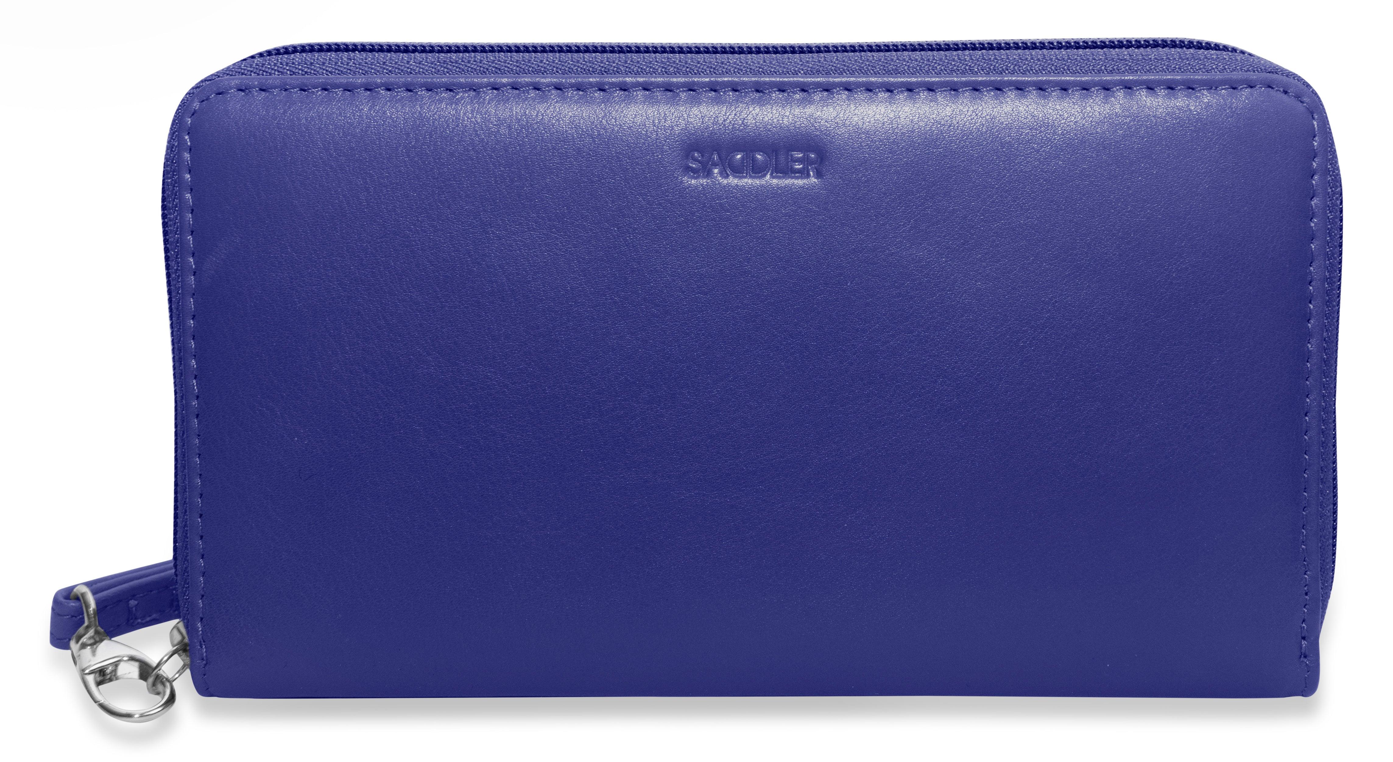 SADDLER SOPHIA Leather Zip Around Purse - 15 Card slots, Mobile Phone Pocket, Detachable Wrist Strap- RFID Protected - Image 20