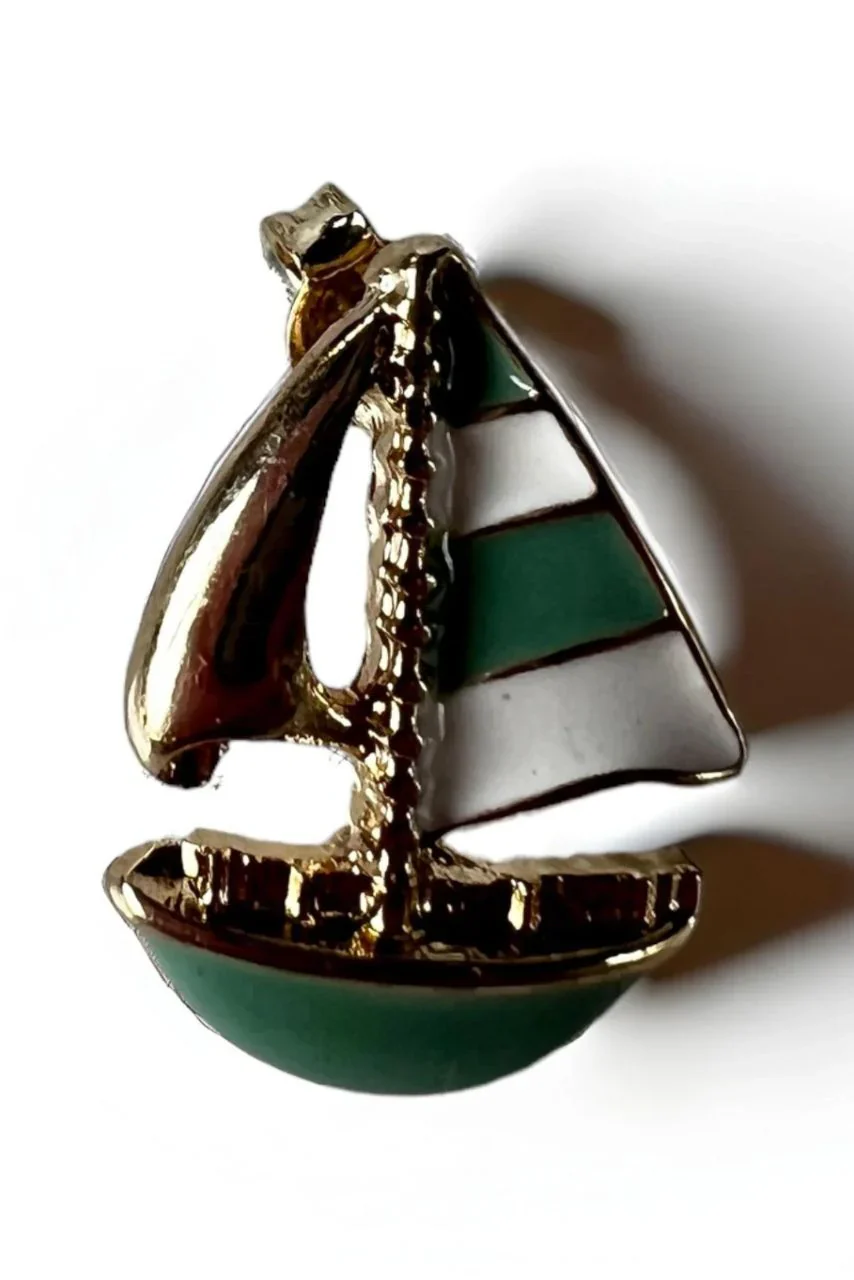 Sailboat Stud Earrings - Image 2