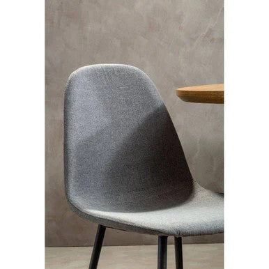 Salford Mink Fabric Dining Chair - Image 6