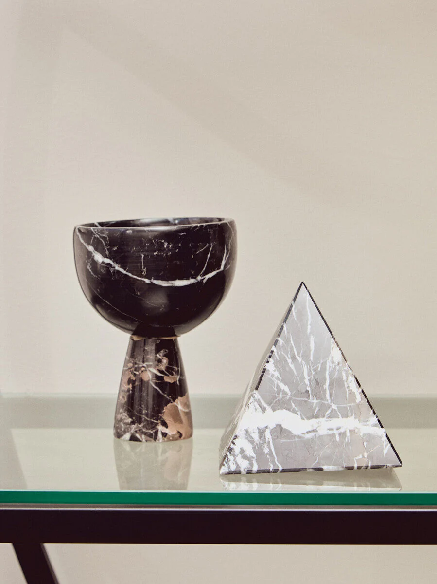 Salmo Marble Pyramid Ornament - Image 5