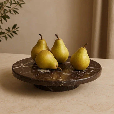 Salmo Red Marble Lazy Susan - Image 3