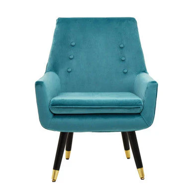 Sara Green Velvet Armchair - Image 2