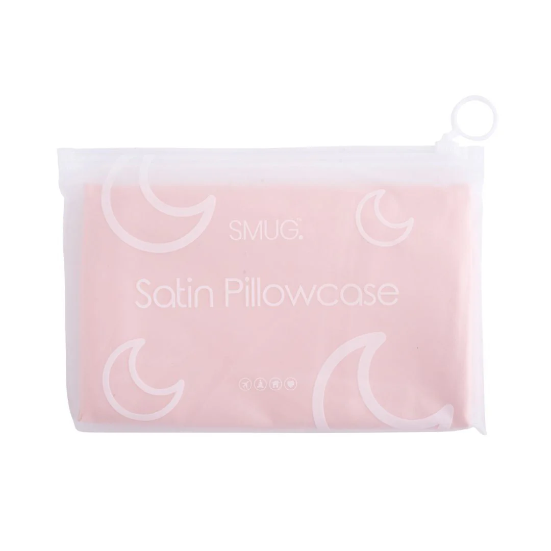 Satin Pillowcases Set - Pink - Image 2