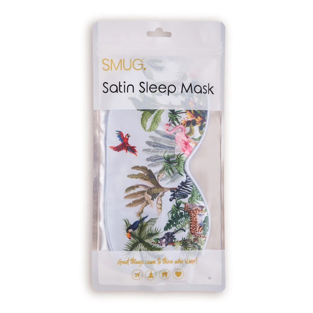 Satin Sleep Mask - Jungle Print - Image 2