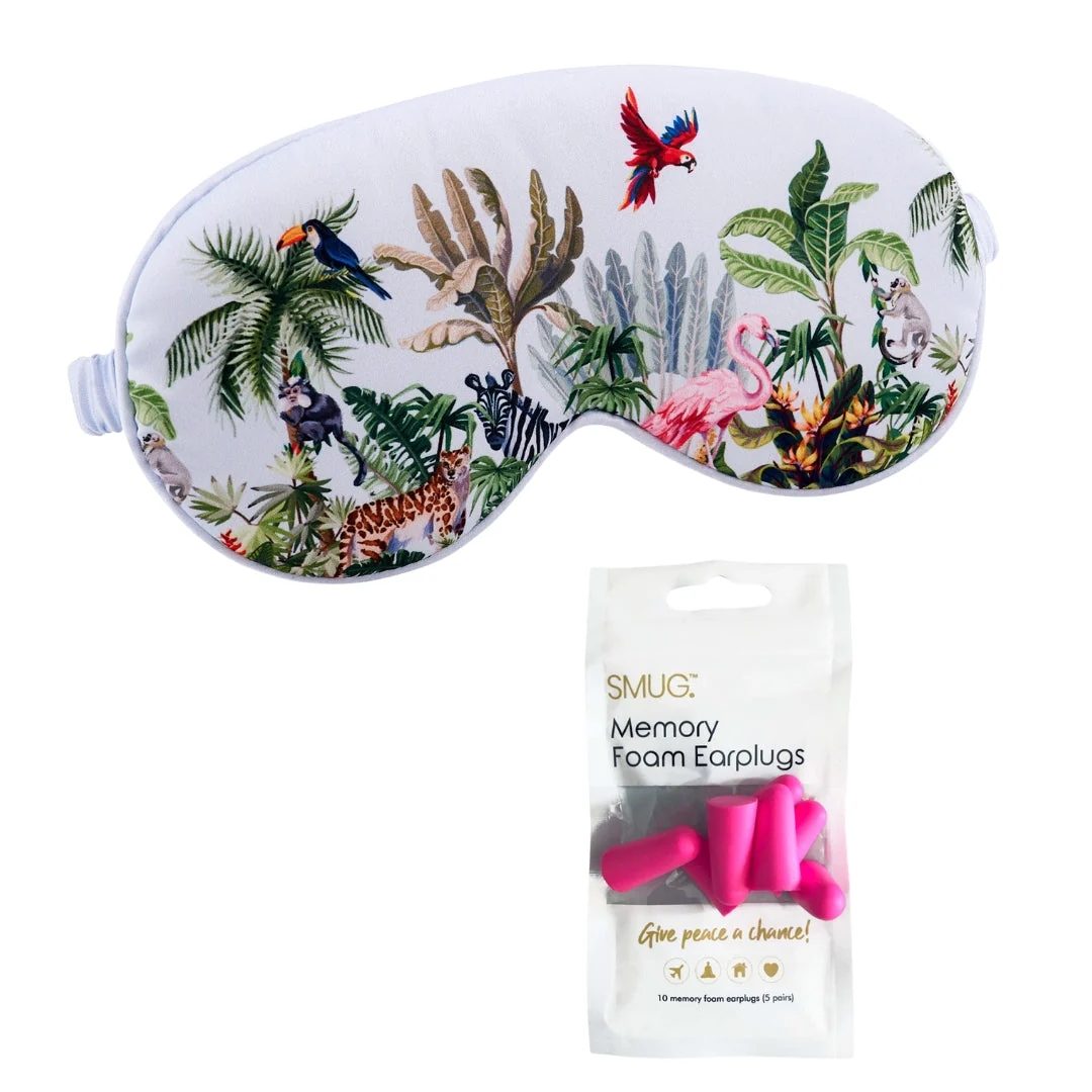 Satin Sleep Mask - Jungle Print - Image 5