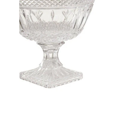 Savita Footed Glass Fruit Bowl - Image 4