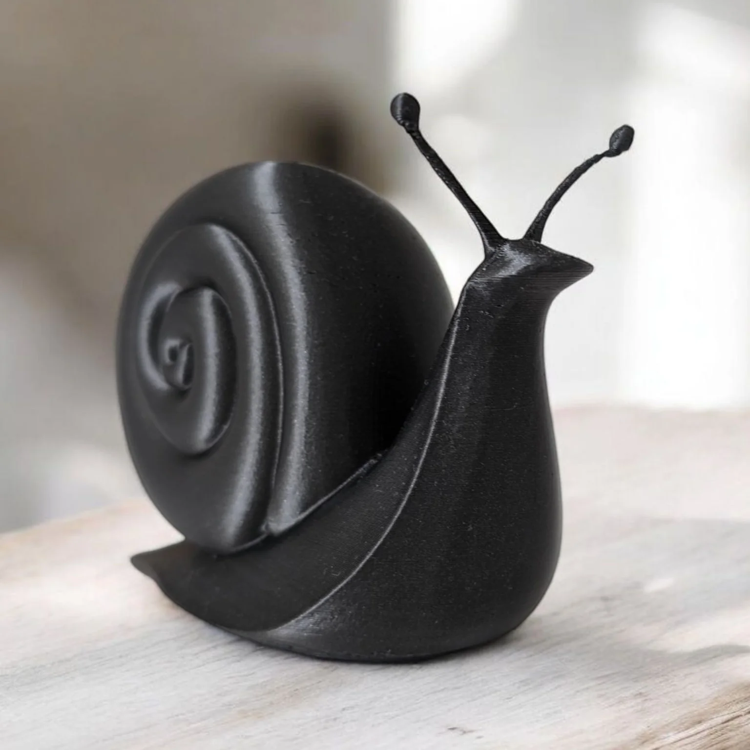 Sculpture #30 | Minimalist Snail Sculpture | Modern 3D Printed Decor - Image 3