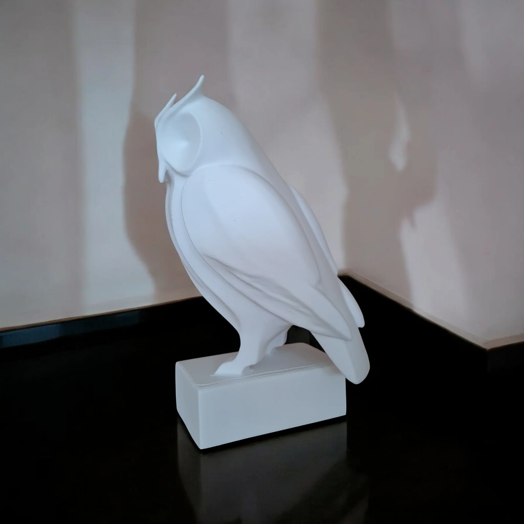 Sculpture #6 - "The Owl": Minimalist Wisdom Art - Image 3