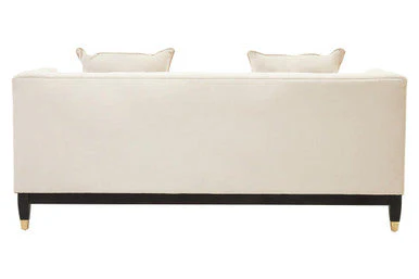 2 Seater Ivory Fabric Sofa, Sefira - Image 5