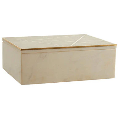 Sena Large White Marble Trinket Box - Image 9