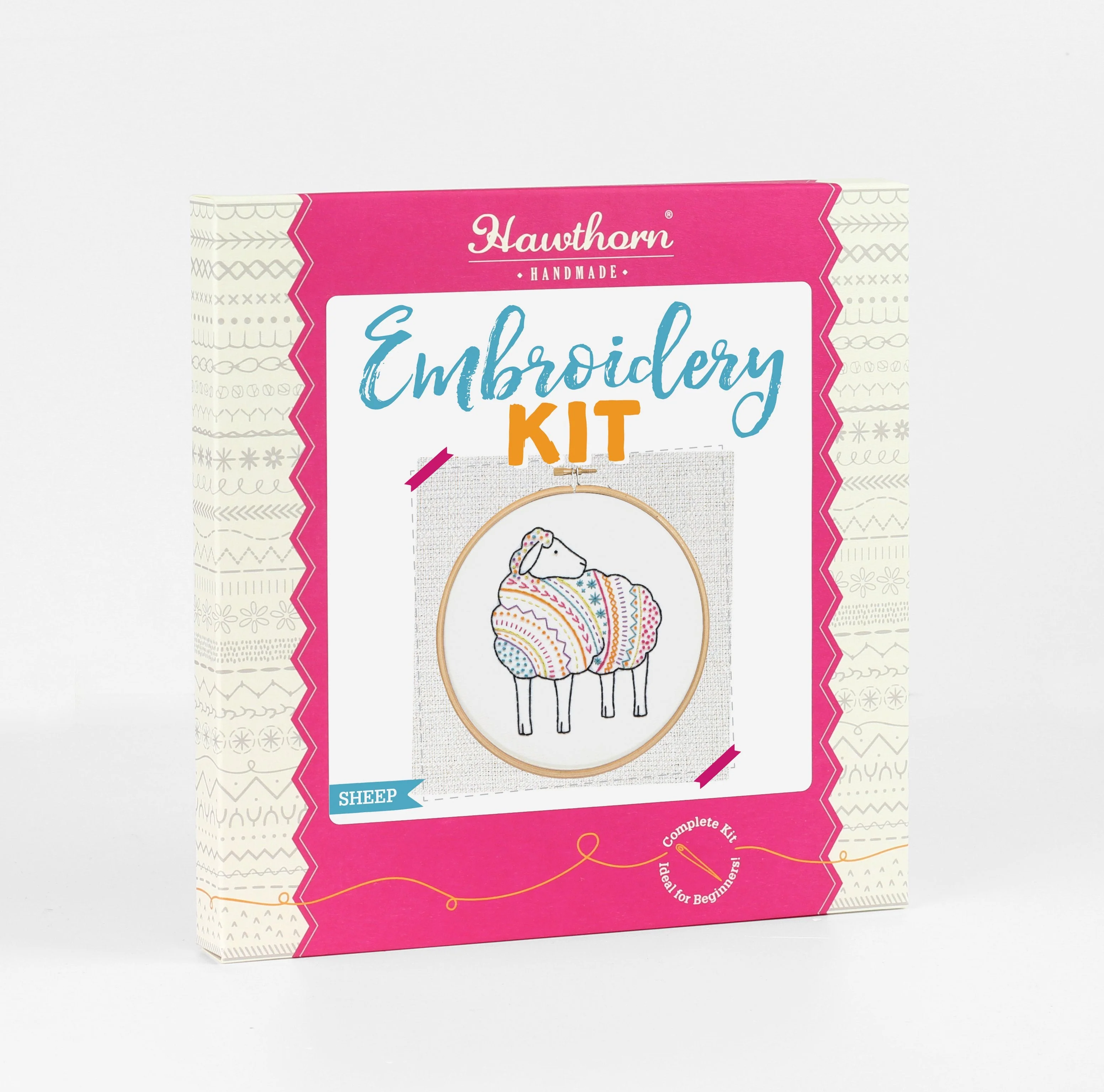 Sheep Embroidery Kit for Beginners - Image 2