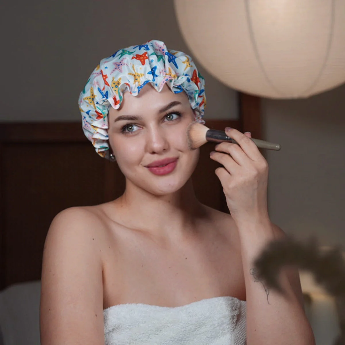 Shower Cap - Starfish Print - Image 4