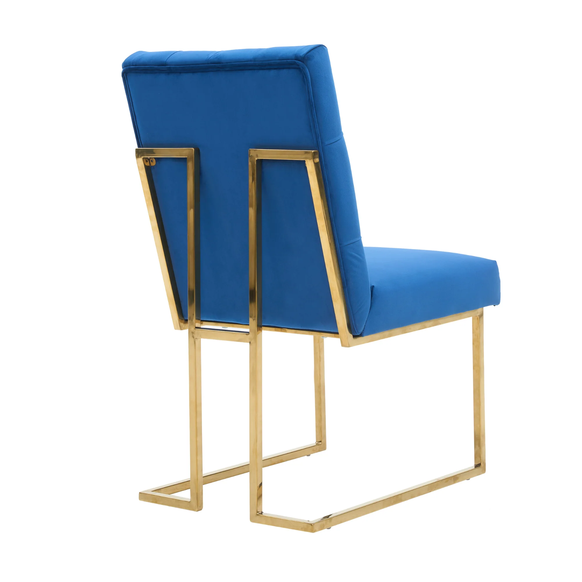 Siena Tufted Velvet Dining Chair – Gold Frame, Modern Luxury Accent - Image 19