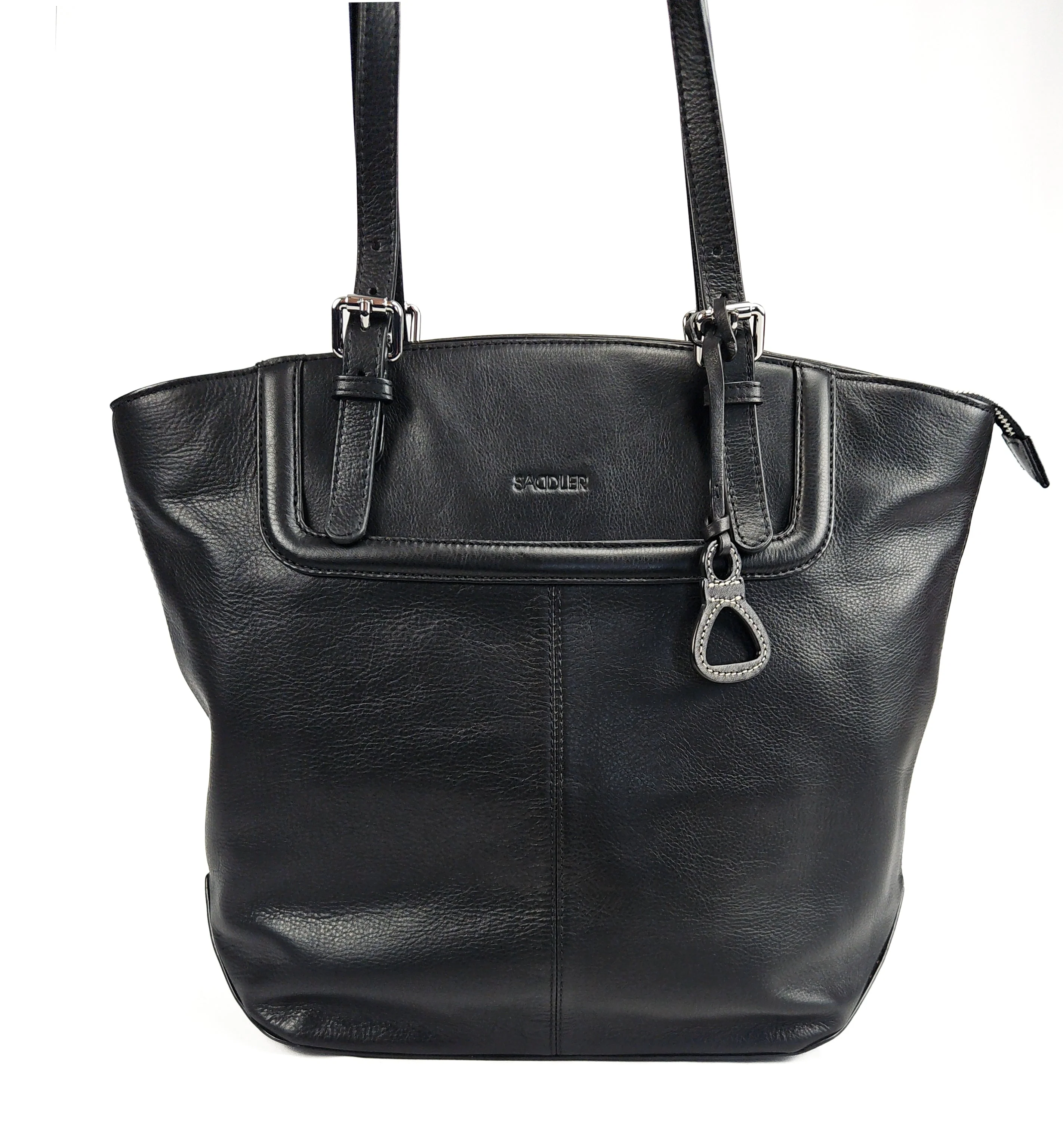 Sienna Zip Top Tote Shopper Bag for Women - Handmade by Saddler - Image 29