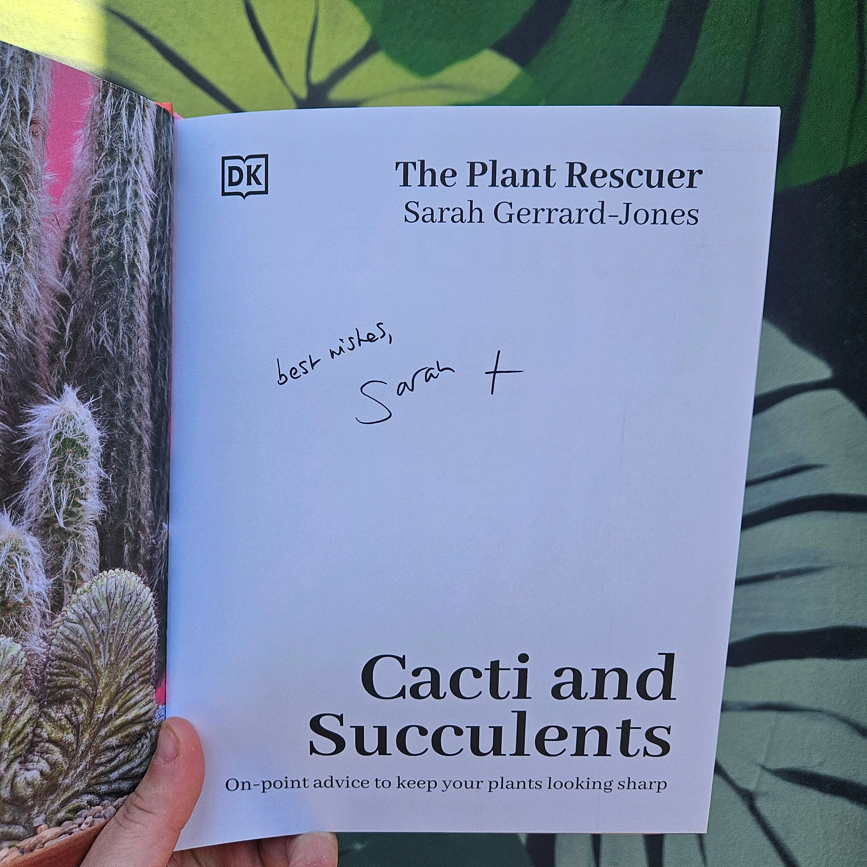 Signed copies of Cacti and Succulents by Sarah Gerrard-Jones (The Plant Rescuer) - Image 2