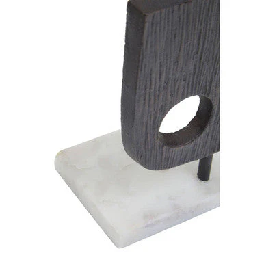 Simbolo Large Assorted Colour Metal Sculpture On Marble Base - Image 11