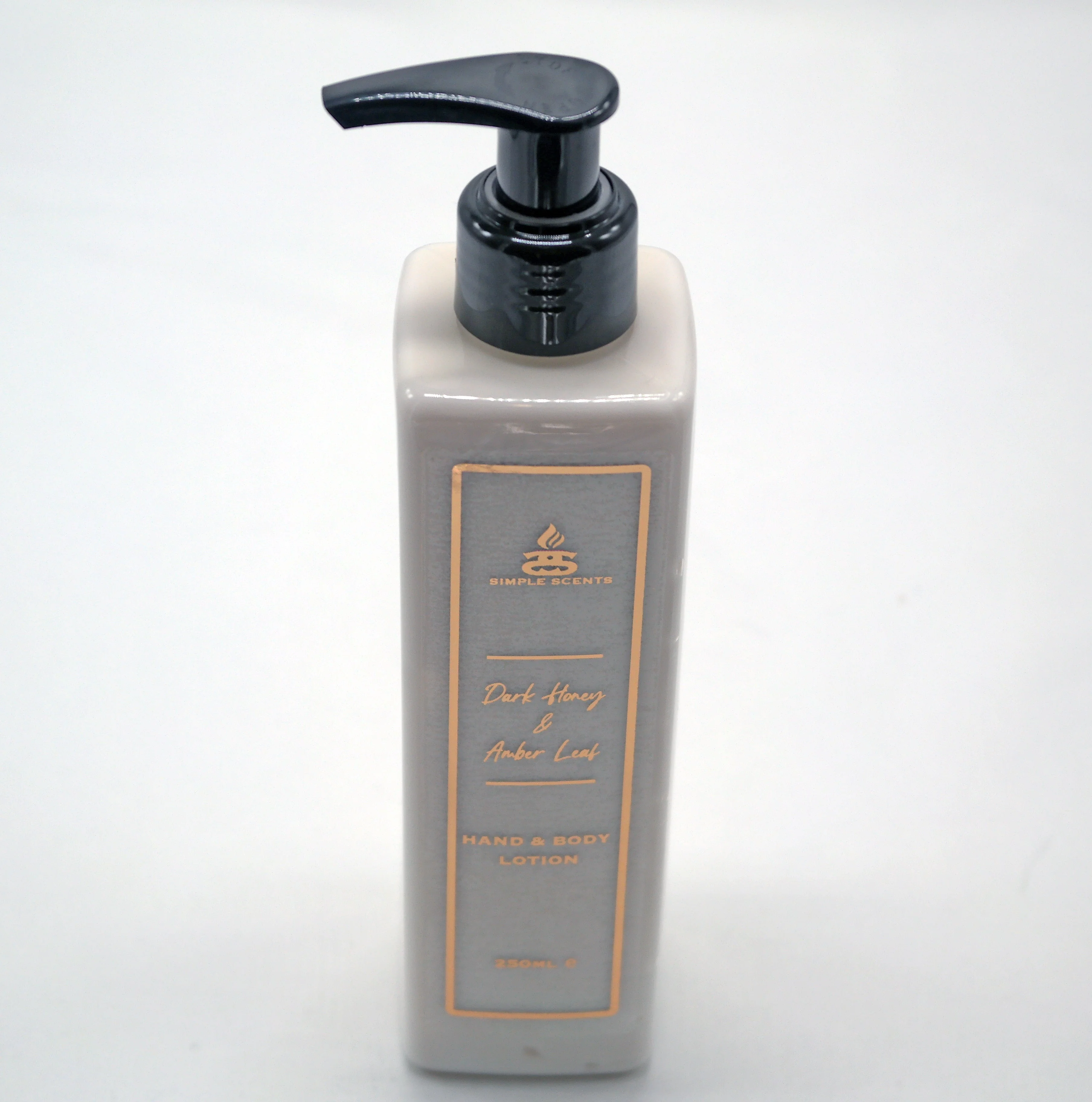 Simple Scents Dark Honey & Amber Leaf Hand & Body Lotion 250ml - Image 3
