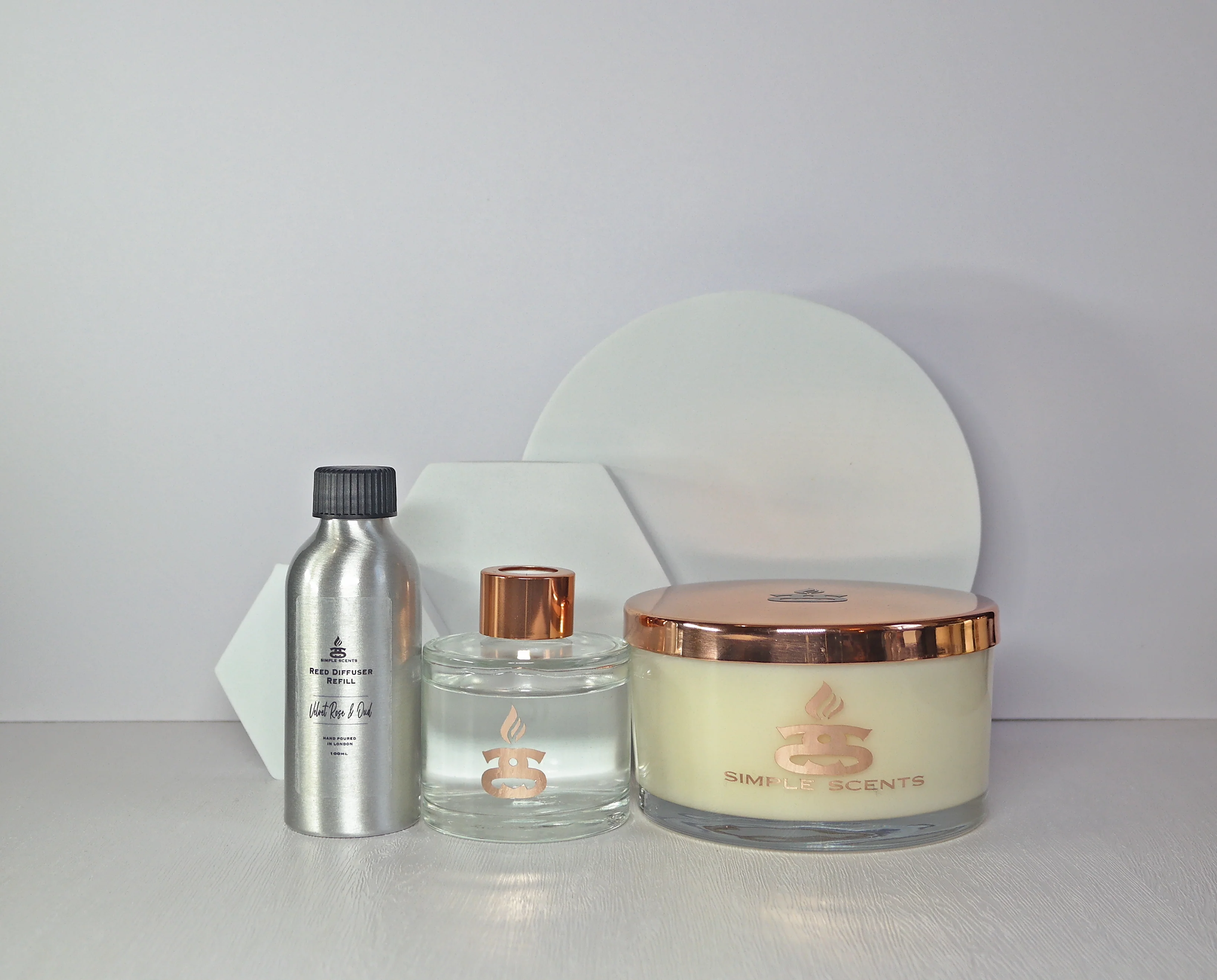 Simple Scents Experience Opulence Candle, Reed Diffuser & Diffuser Refill Gift Set - Image 2