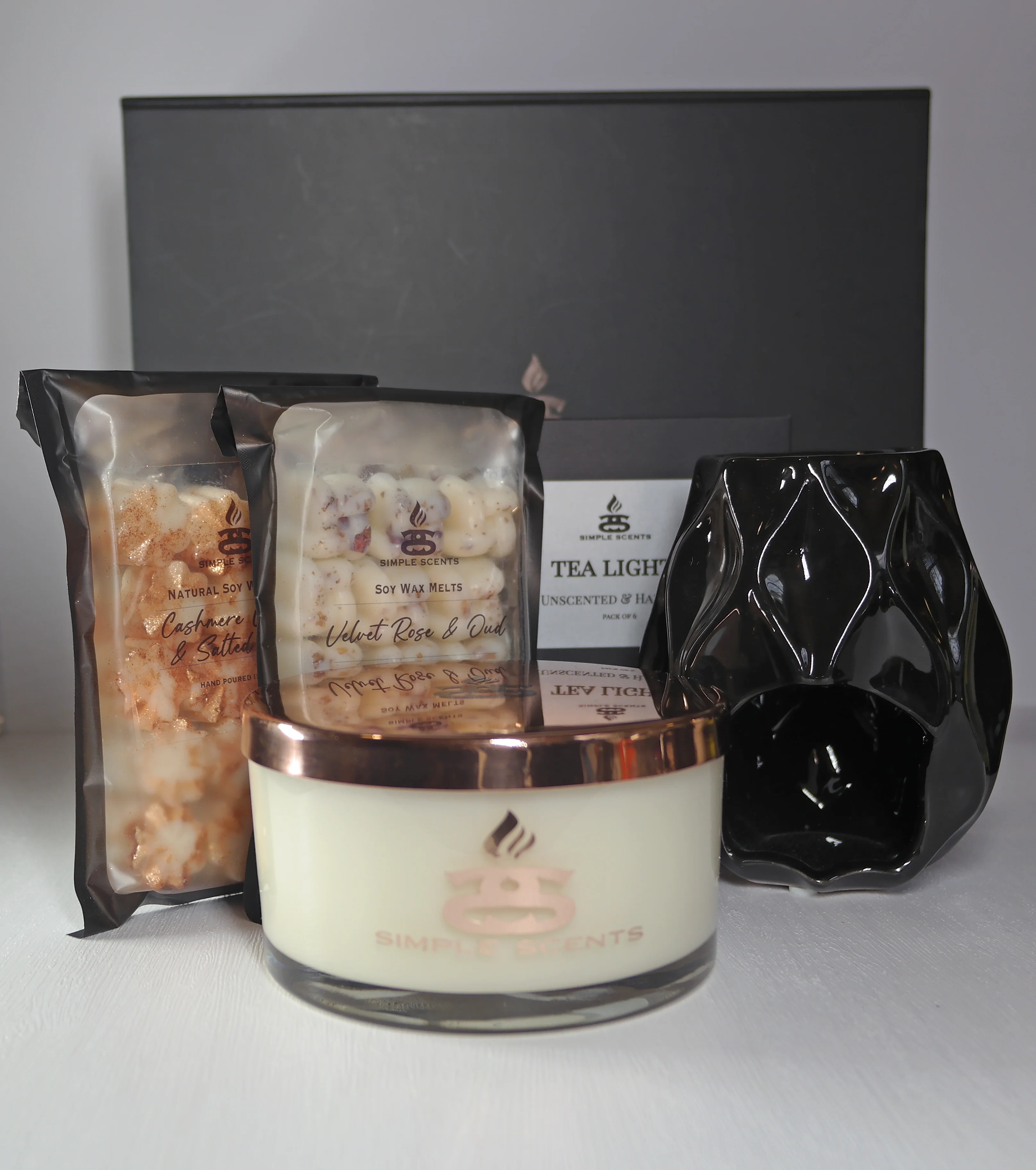 Simple Scents Experience Opulence Candle, Wax Melt & Nico Wax Burner Gift Set - Image 2