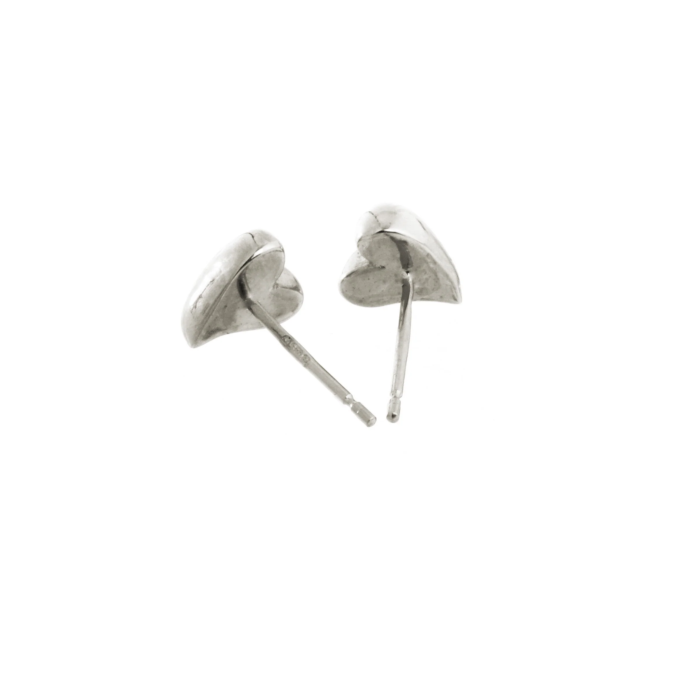 Simply Heart Silver Stud Earrings - Image 15