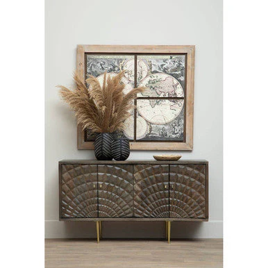 Sipari 4 Door Mango Wood Sideboard - Image 3