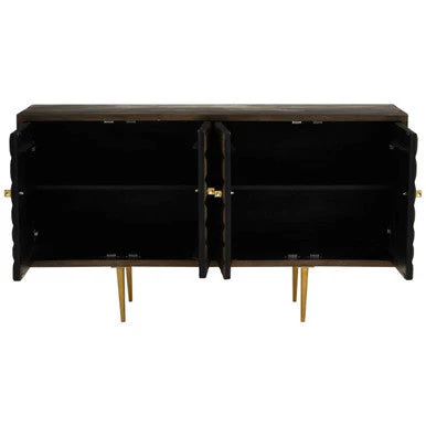 Sipari 4 Door Mango Wood Sideboard - Image 8
