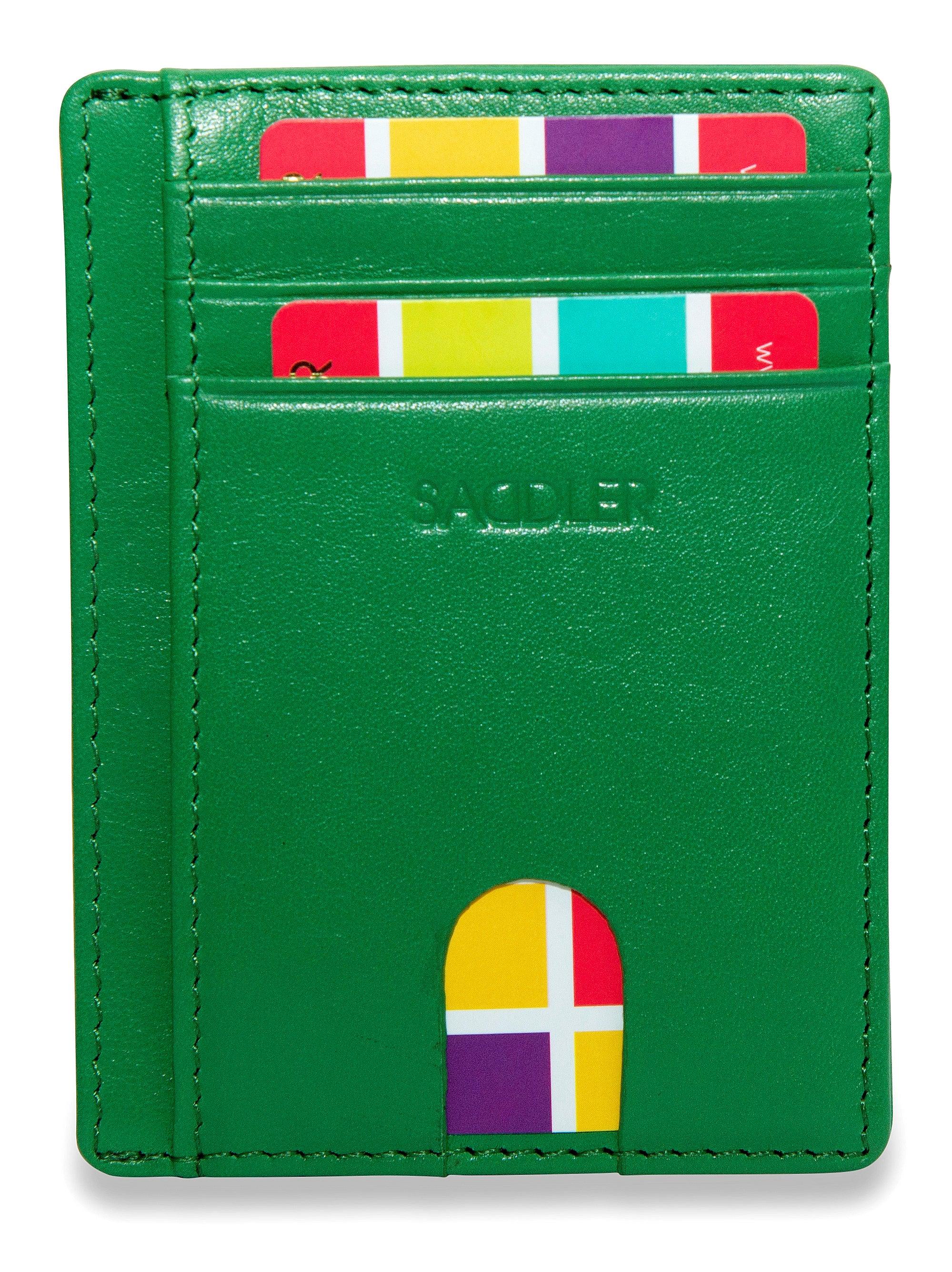 Slim Leather Card Holder "Stella" – Handmade by Saddler |Gift Boxed - Image 22