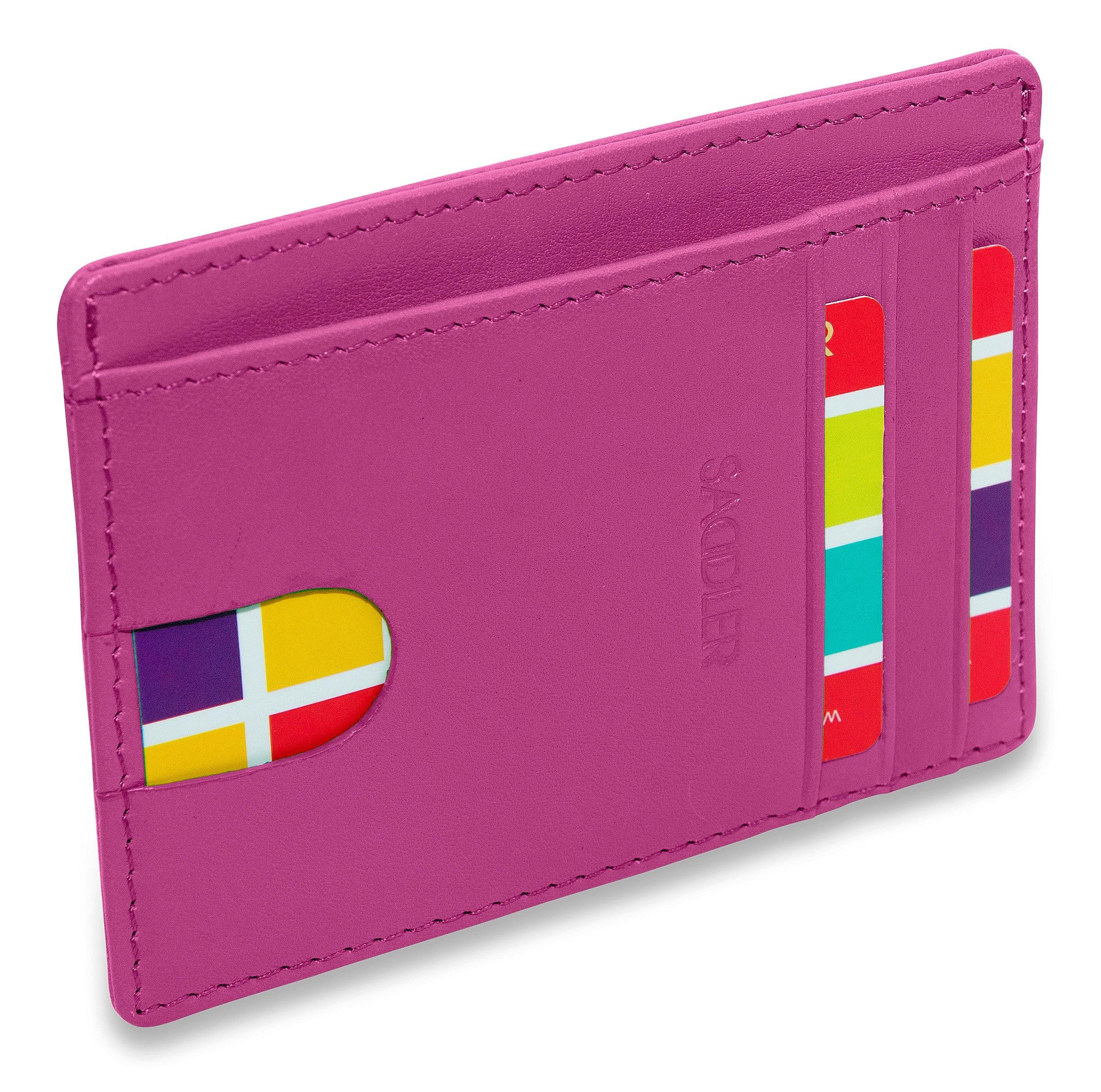 Slim Leather Card Holder "Stella" – Handmade by Saddler |Gift Boxed - Image 26