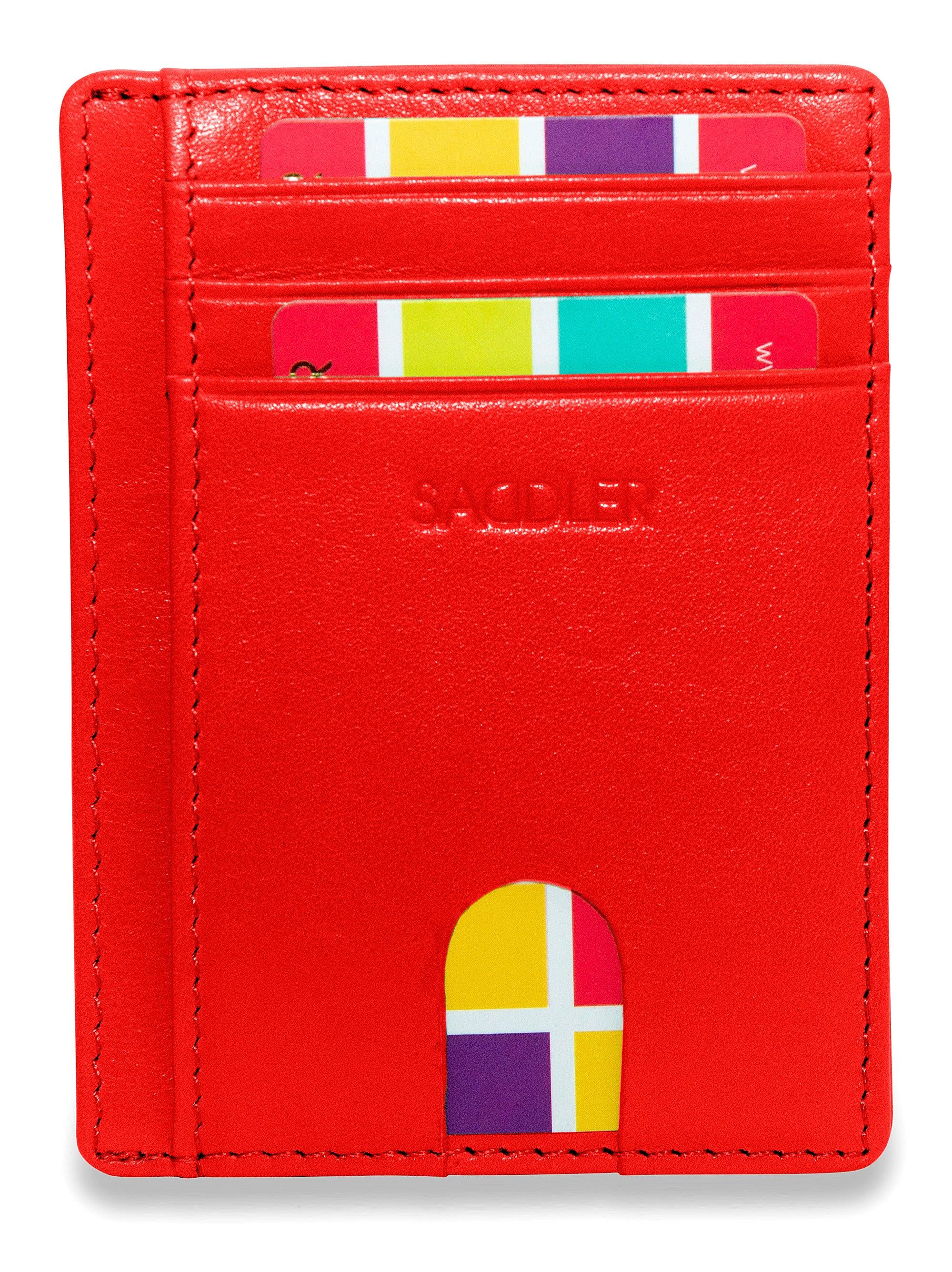 Slim Leather Card Holder "Stella" – Handmade by Saddler |Gift Boxed - Image 39