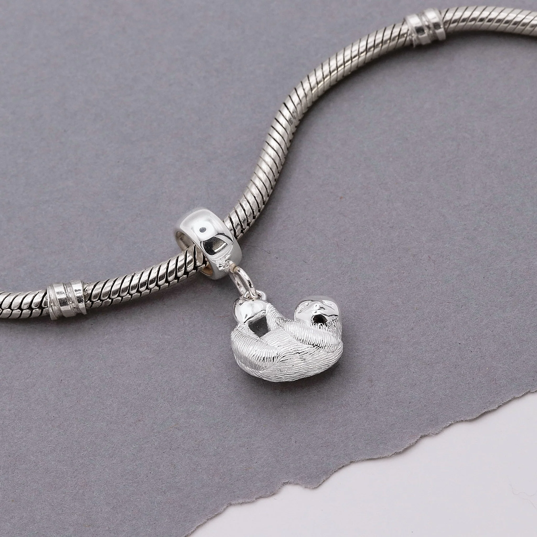 Sloth Silver Charm - Image 8