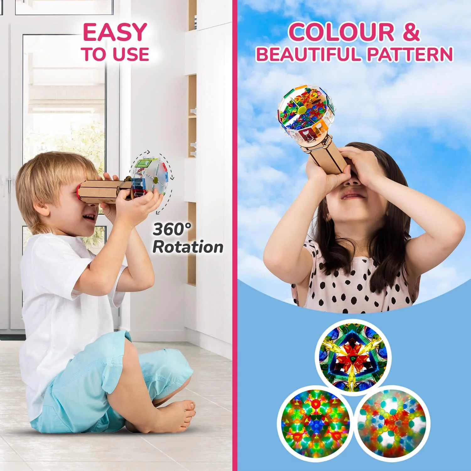 Smartivity Kaleidoscope | Build-It-Yourself STEAM Toy - Image 2